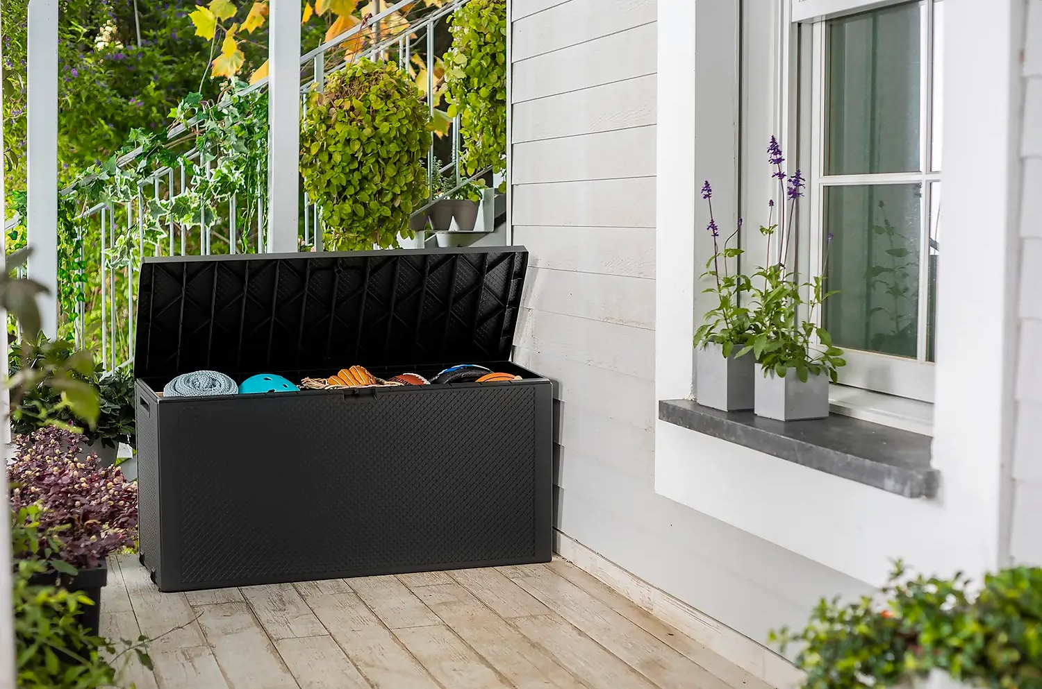 Сундук для хранения Эмили 280л, графит EMILY STORAGE BOX