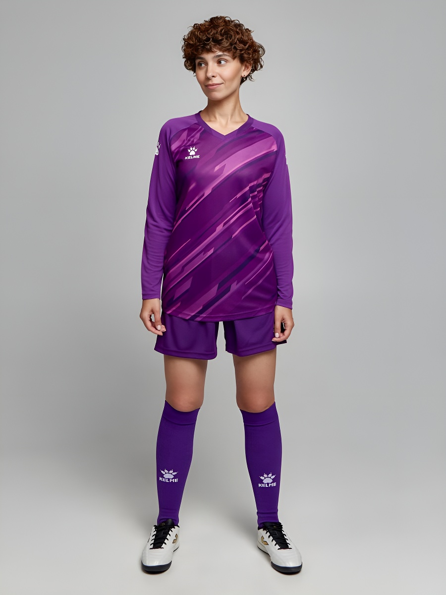 Вратарская форма Kelme Long Sleeve Goalkeeper Suit 7361ZB1256-500 Violet