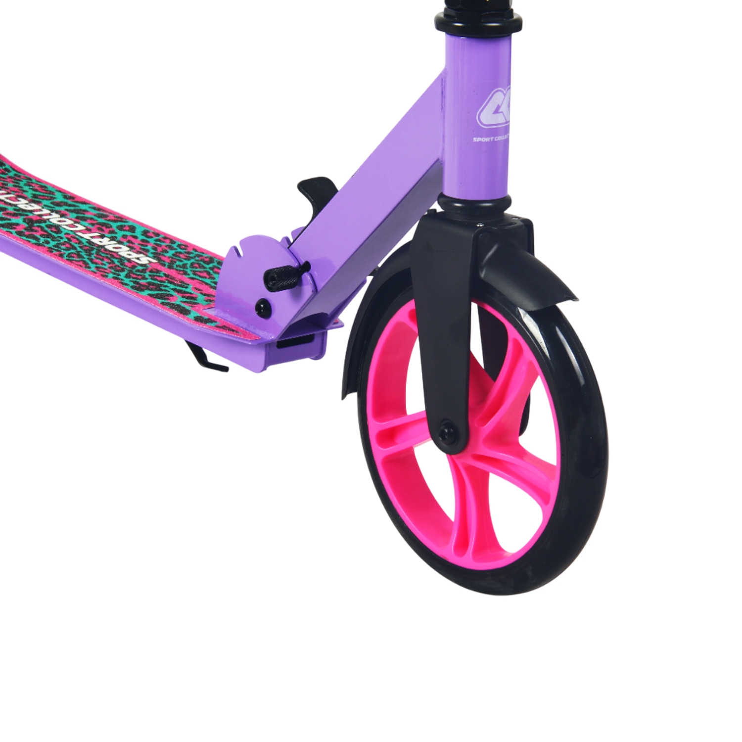 Самокат 200мм Sport Collection CK-SA200-4 pink (фонарь и наклейка в подарок)