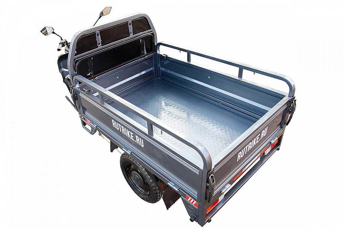 Грузовой электротрицикл RuTrike Мастер 1500 60V1000W 024452-2814 черный матовый