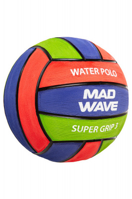 Мяч для водного поло Mad Wave Super Grip Pro #3 M2230 06 3 27W Синий