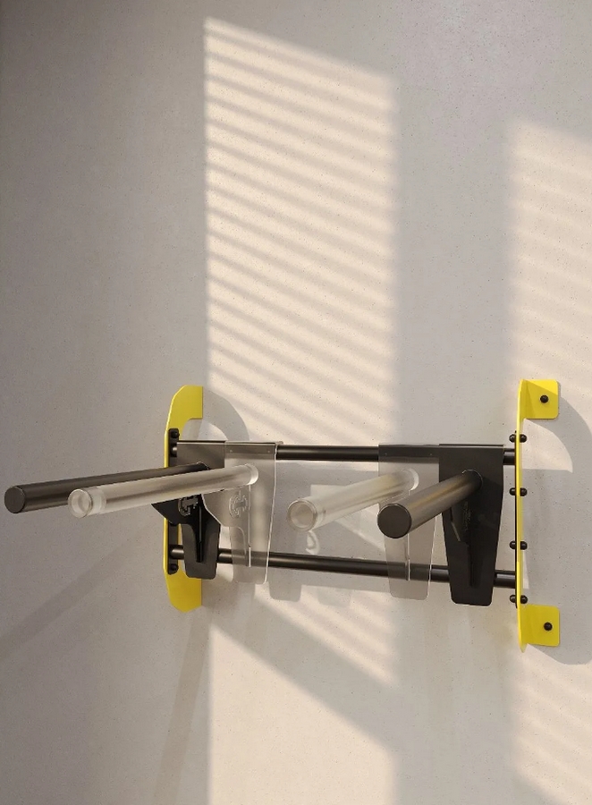 Брусья настенные регулируемые Domsen Ds55 YELLOW