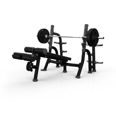 Скамья для жима с отрицательным наклоном Matrix Magnum MG-A80 | Premium Fitness