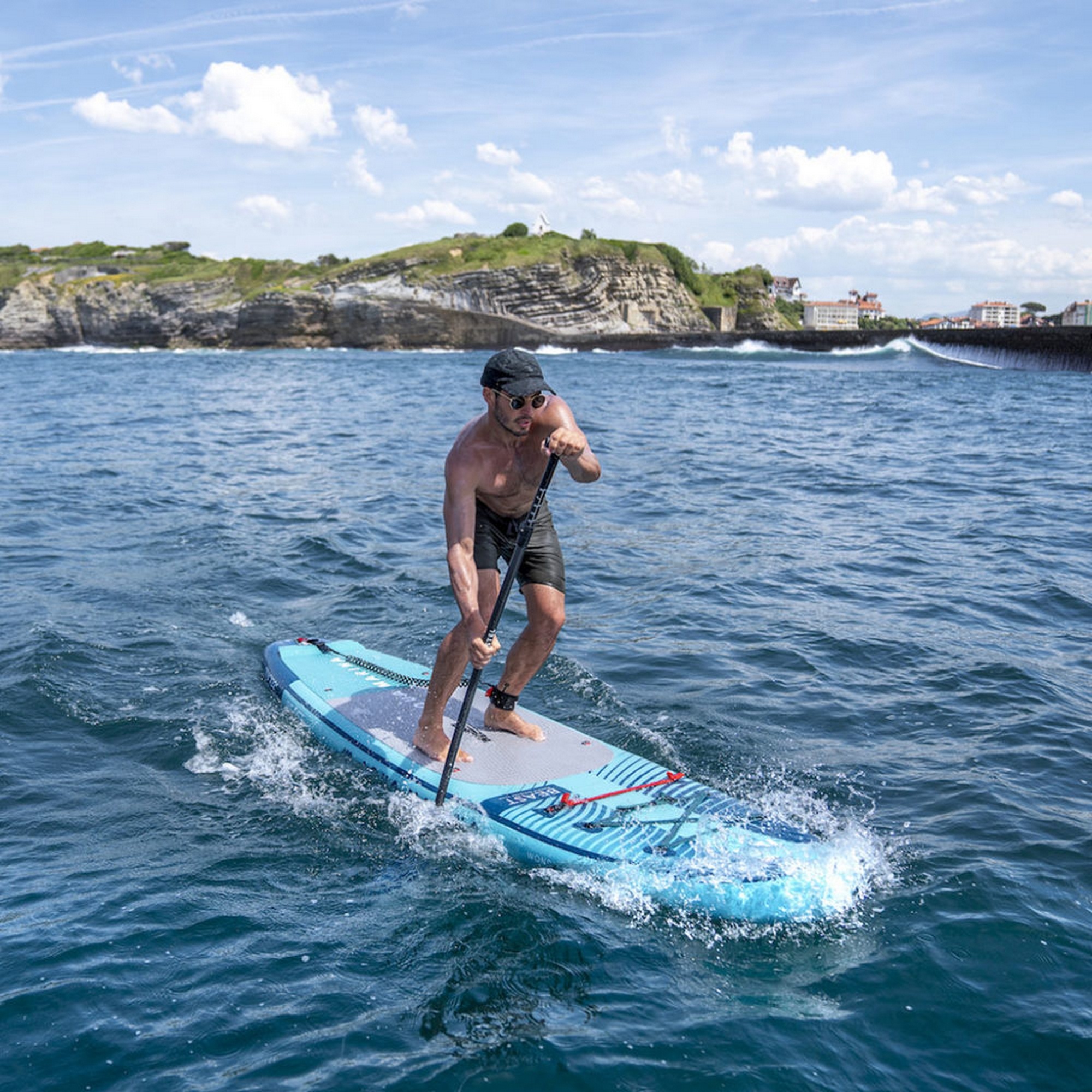 SUP-доска 320х81х15см, насос, весло, лиш, киль, ремнабор, сумка, до 140кг Aqua Marina Beast BT-23BEP