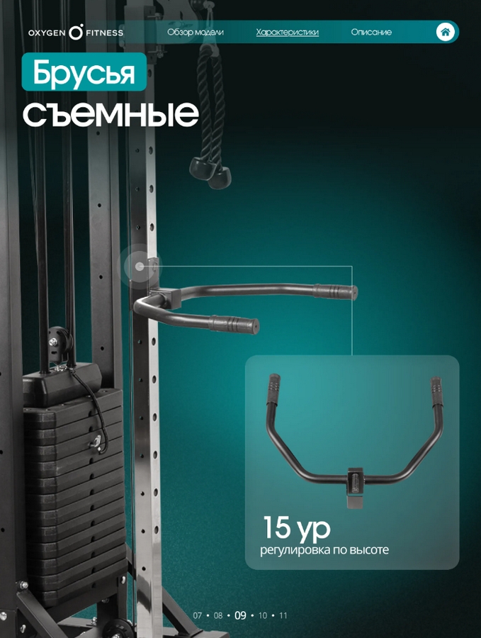 Кроссовер Oxygen Fitness VESTON