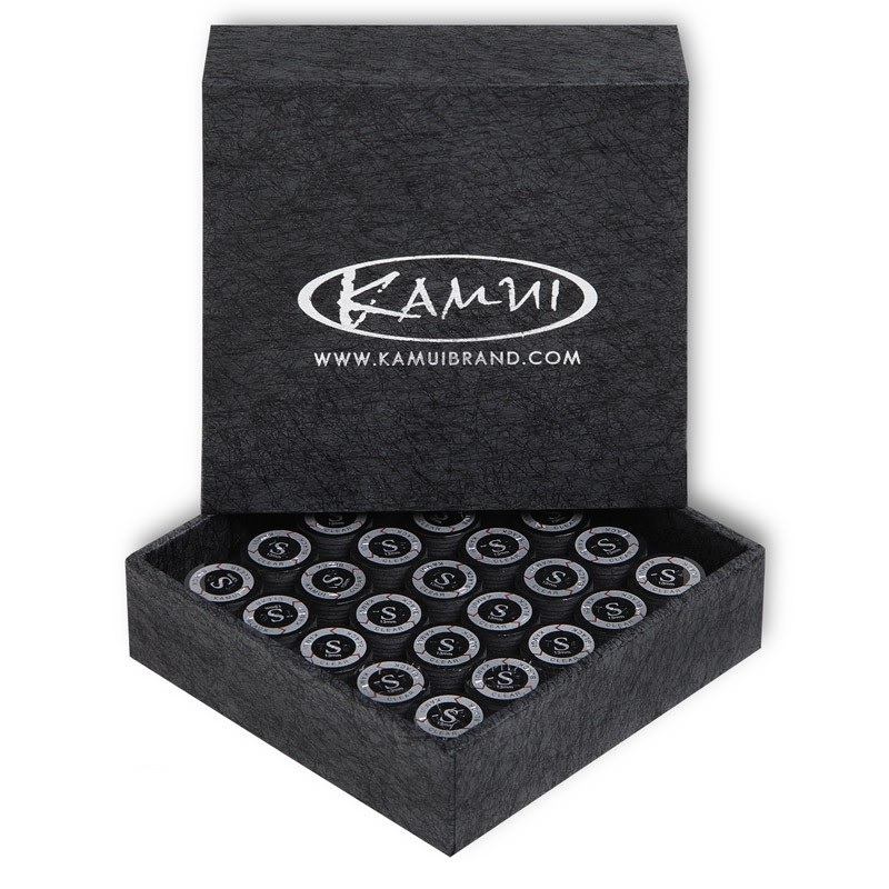 Наклейка для кия Kamui Clear Black d13мм Soft 1шт 06666