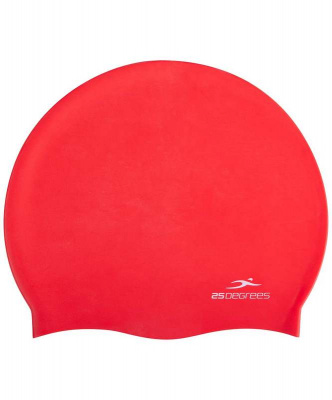 Шапочка для плавания 25DEGREES Nuance Red, силикон