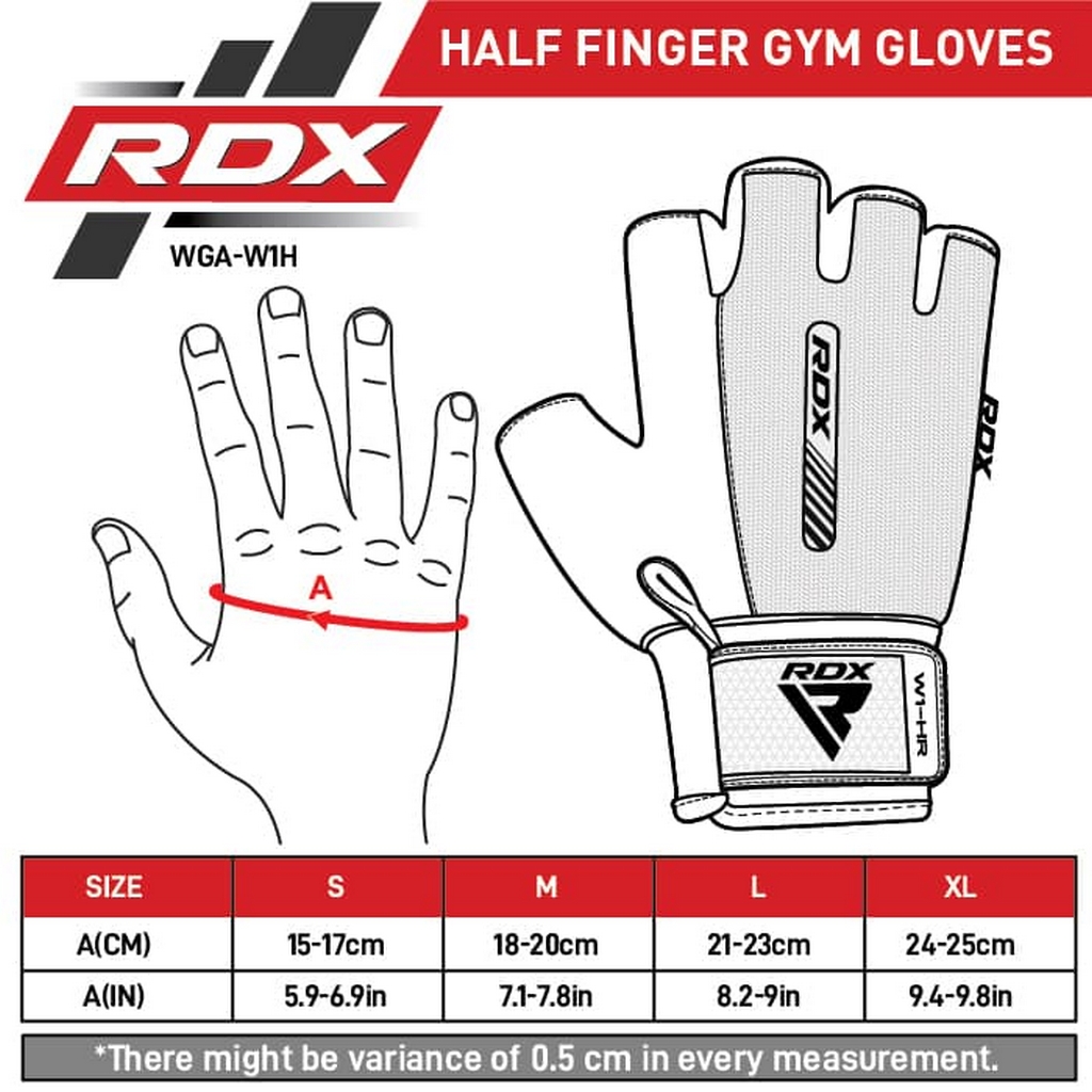 Перчатки RDX Gym Weight Lifting W1H черный\синий
