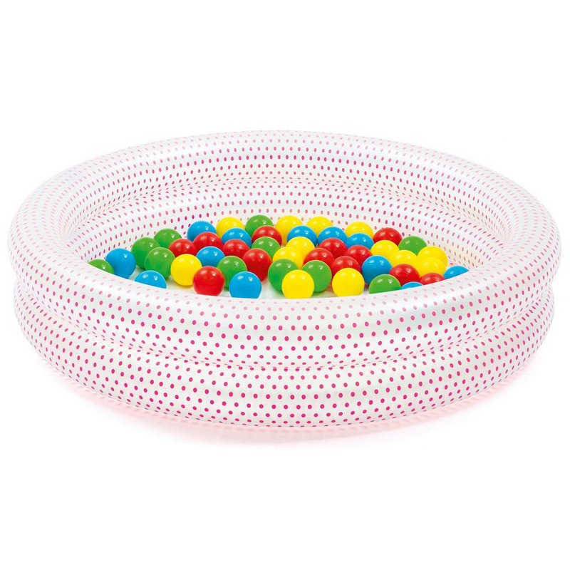 Детский надувной бассейн с мячами Play Pool, 91x20см Bestway 51141