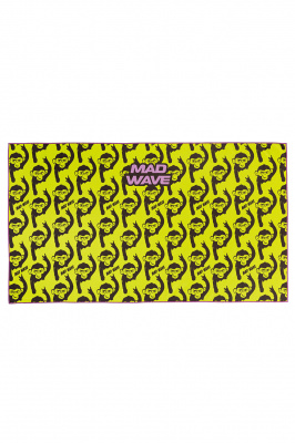 Полотенца Mad Wave Microfiber towel Monkeys M0764 16 1 10W зеленый