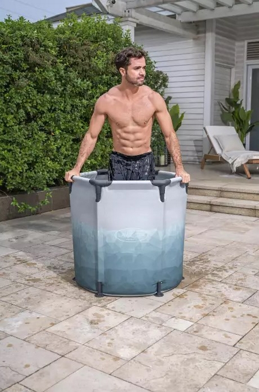 Ледяная купель90х80см, 253л, фильтр-насос 1249л/ч, тент Bestway Glacial dip Ice bath pod 6002K