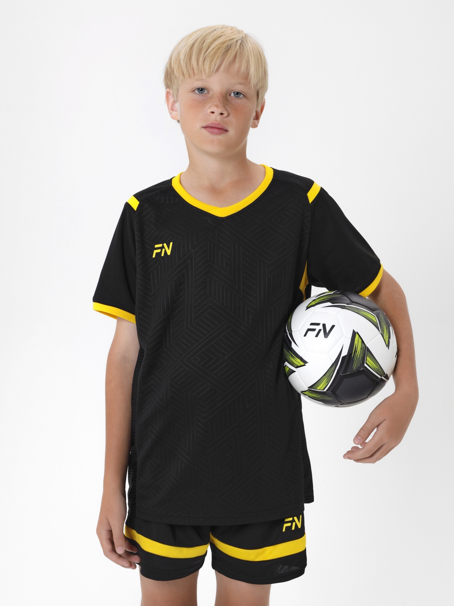 Детская футбольная форма FN Spirit Kid KFN4261018-037 Black\Gold