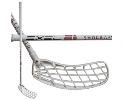 Клюшка флорбольная SHOCK ABSORBER 2.9 (WHT) 96 Round MB - R Exel 12201039