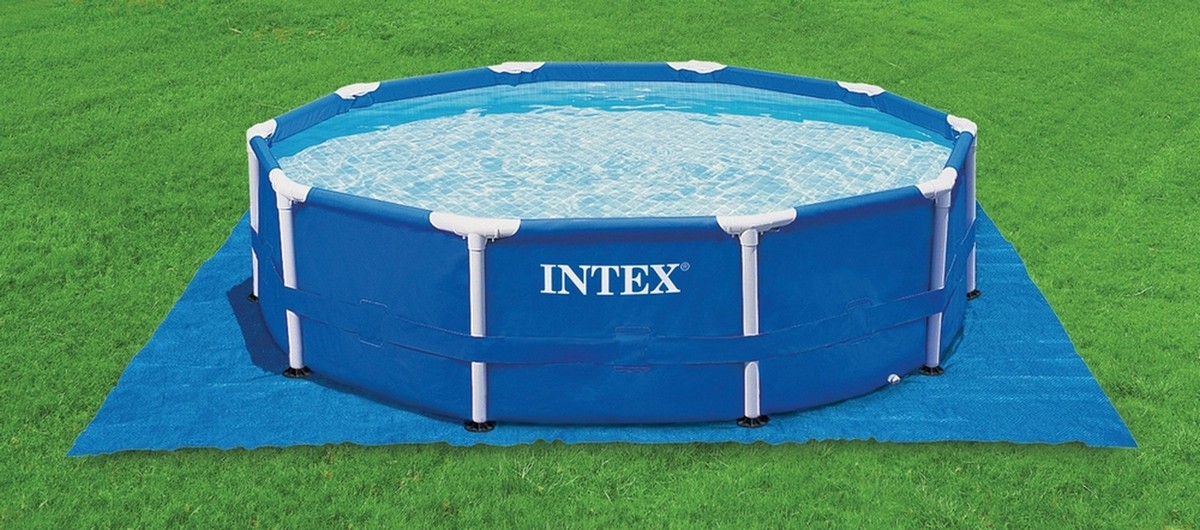 Подстилка под круглый бассейн d244,305,366,457см Intex 58932