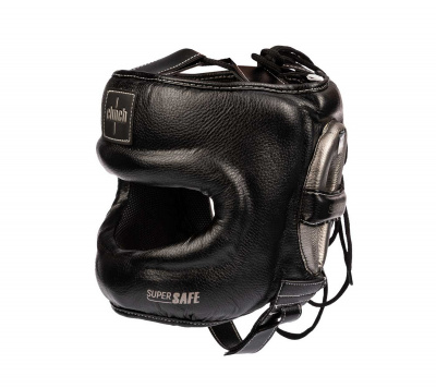 Шлем для единоборств с бампером Clinch Face Guard C149 черно-бронзовый