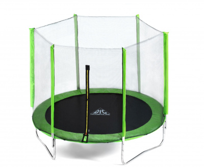Батут DFC Trampoline Fitness 14ft наружн.сетка (427см) 14FT-TR-LG светло-зеленый