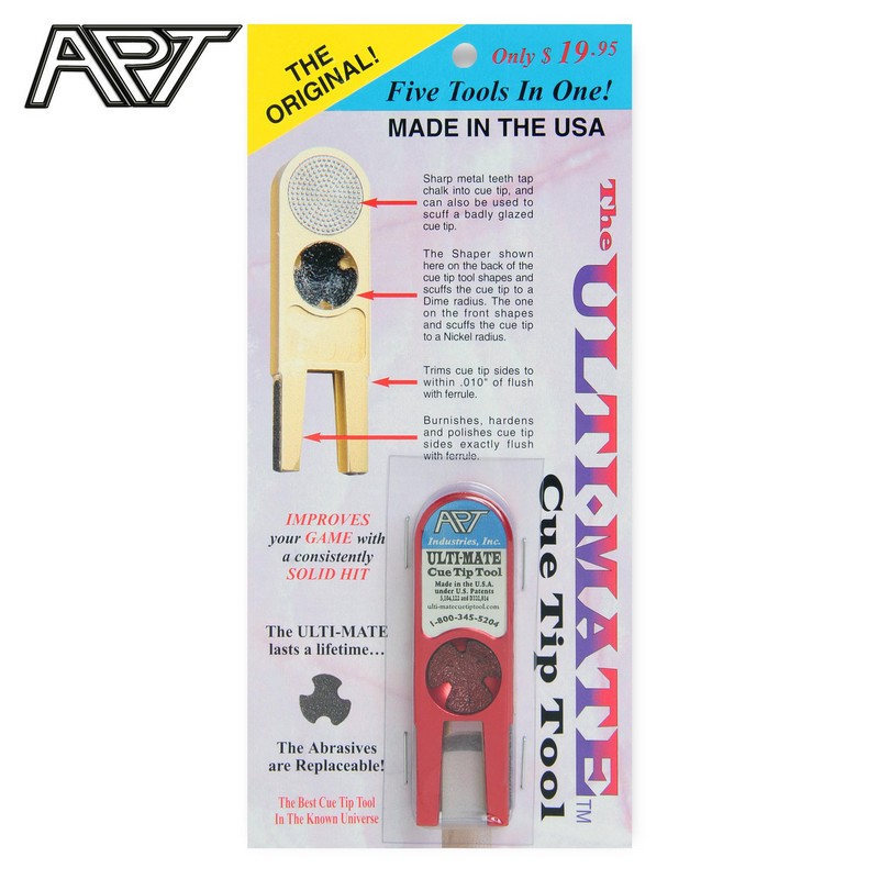 Инструмент для обработки наклейки Ulti-Mate Cue Tip Tool 04253 красный, 1 шт.