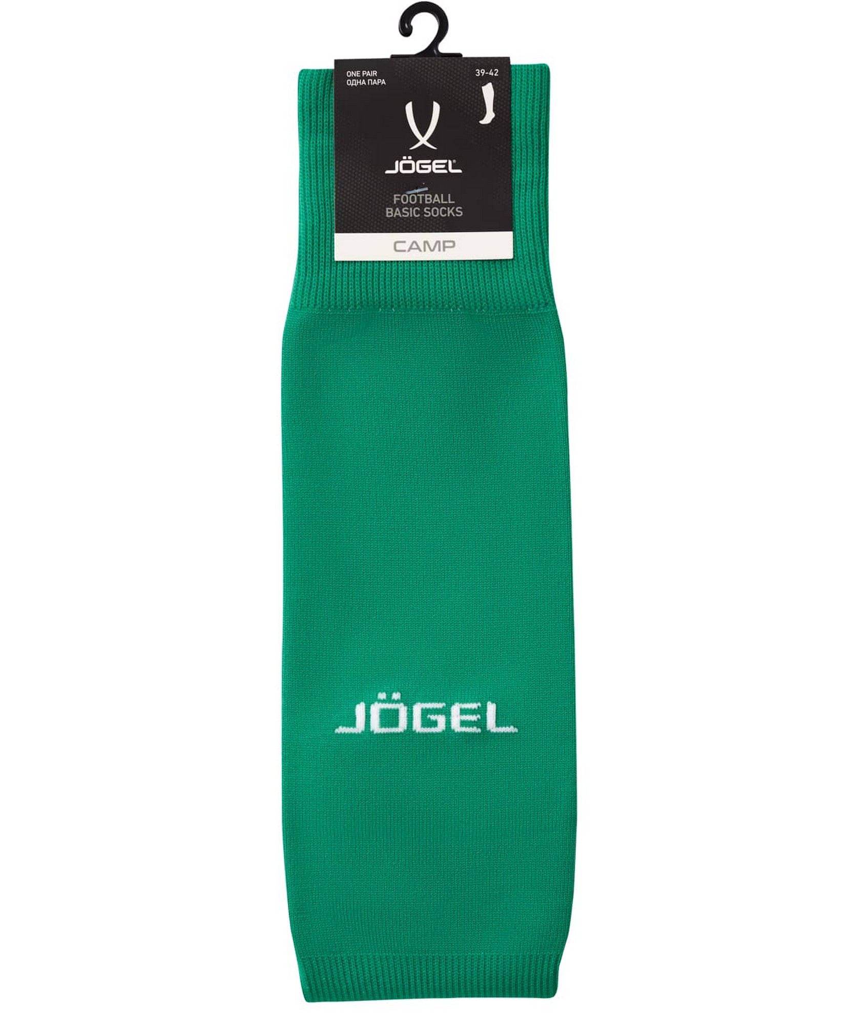Гетры футбольные Jogel Camp Basic Socks, зеленый\серый\белый