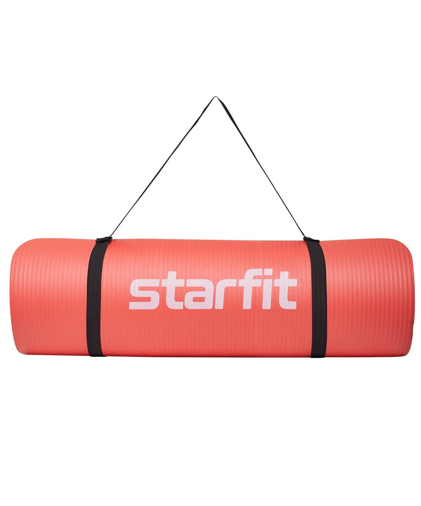 Коврик для йоги и фитнеса 183x61x1,5см Star Fit NBR FM-301 коралловый