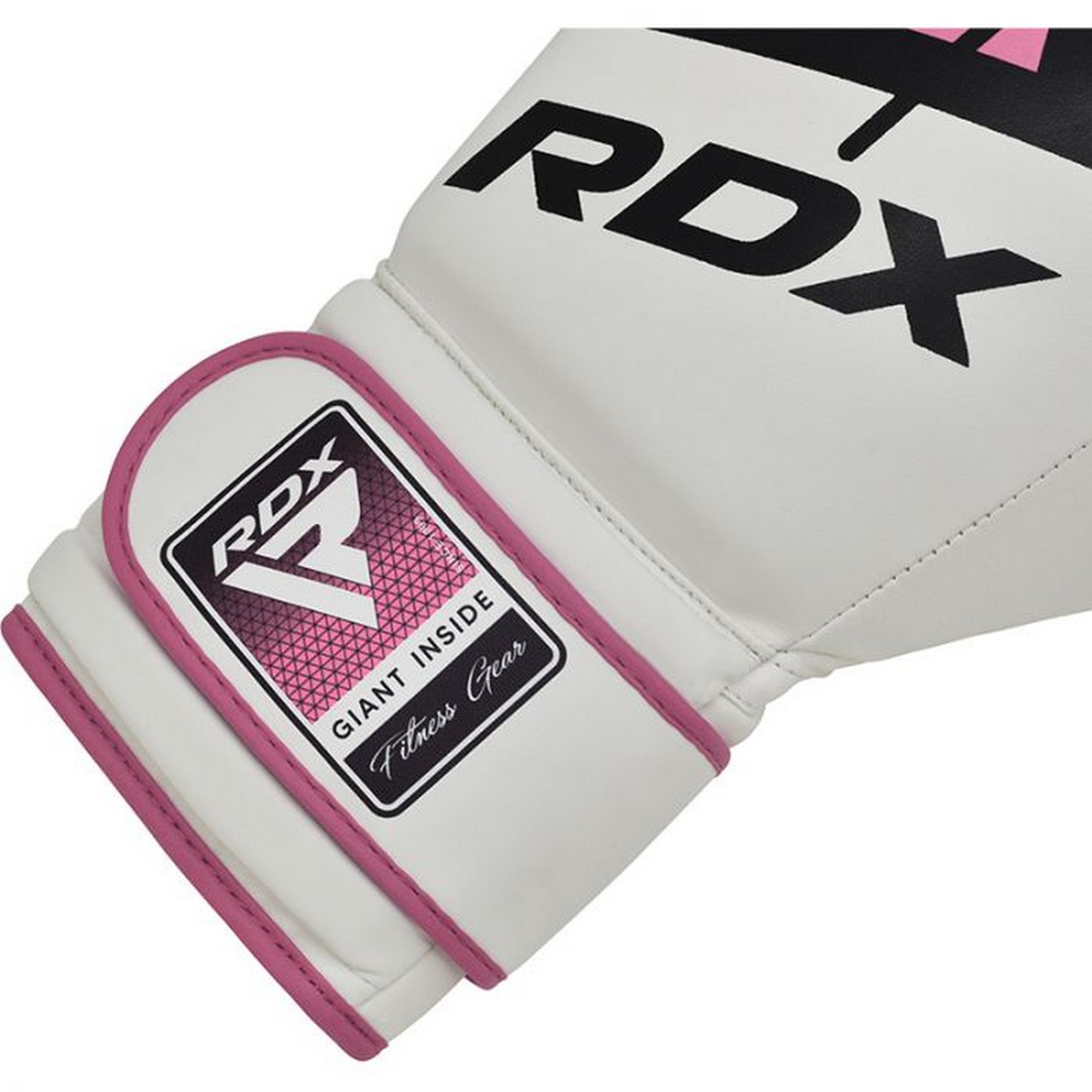 Перчатки тренировочные RDX BGR-F7P-8oz белый\розовый