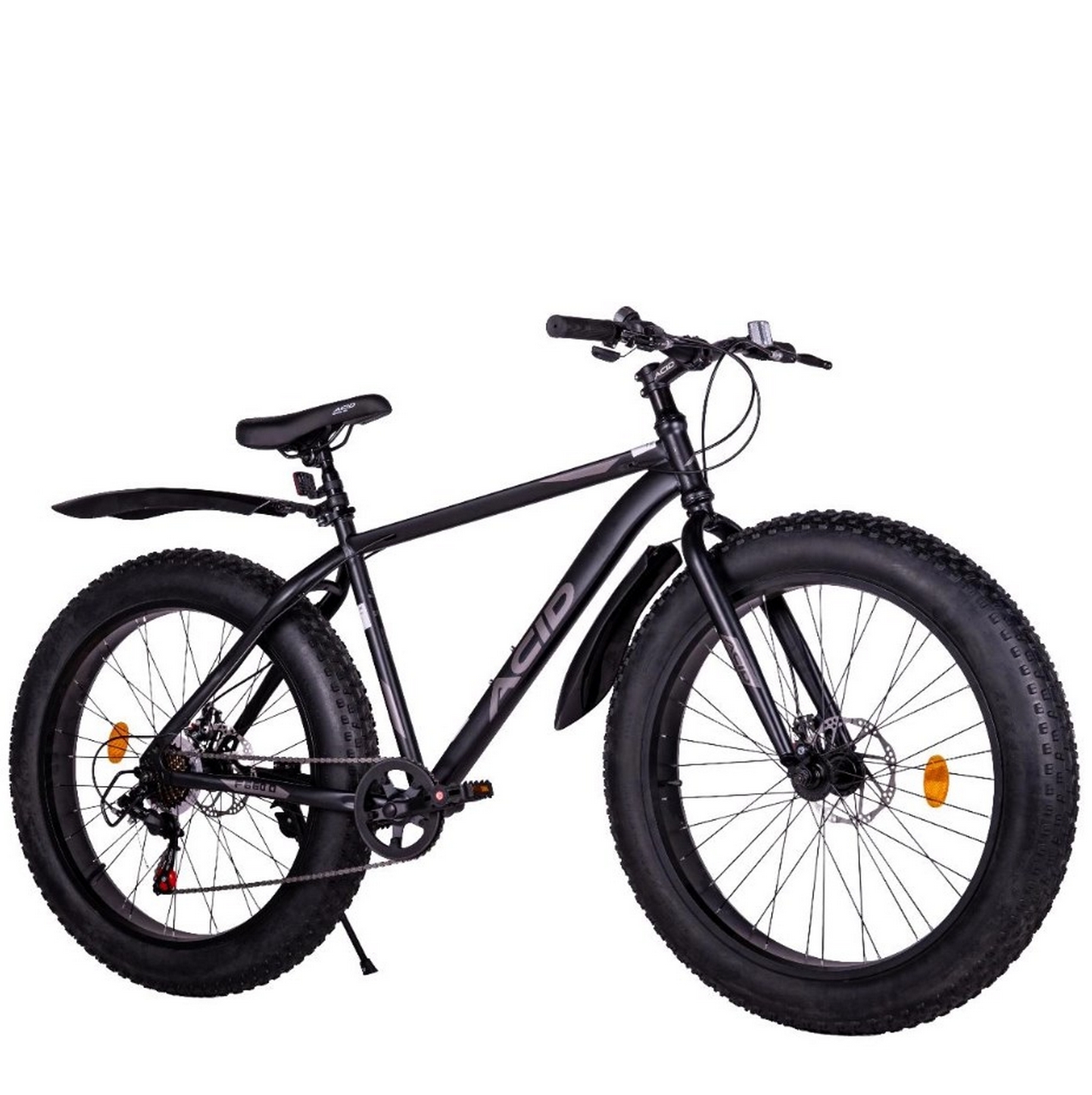Велосипед 26" Acid F 660 D Black 053971 Flat\Dark Gray