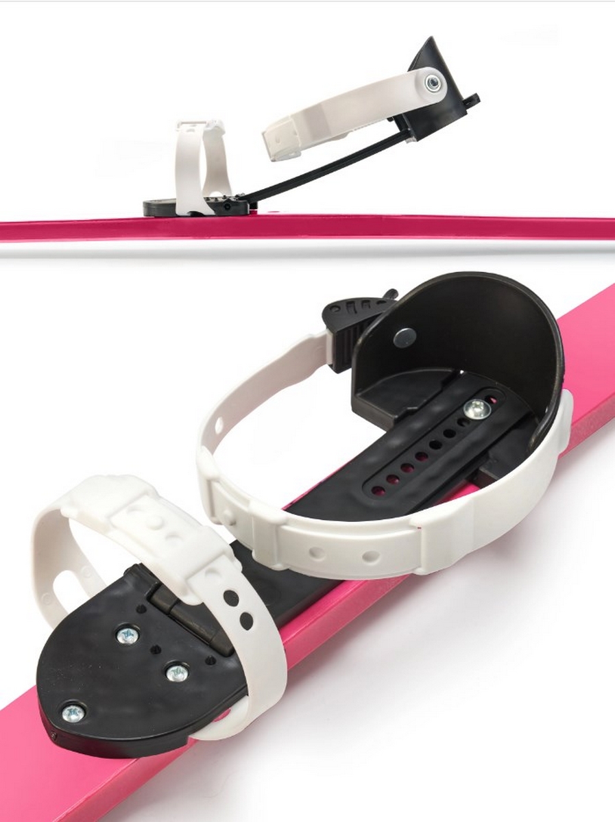 Лыжный комплект подростковый NovaSport Pink Flower с универсальным креплением