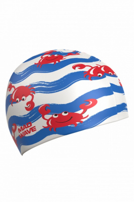 Юниорская силиконовая шапочка Mad Wave Crabs M0574 07 0 00W