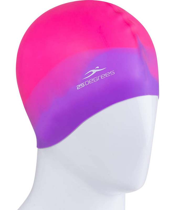 Шапочка для плавания 25DEGREES Relast Pink/Purple, силикон