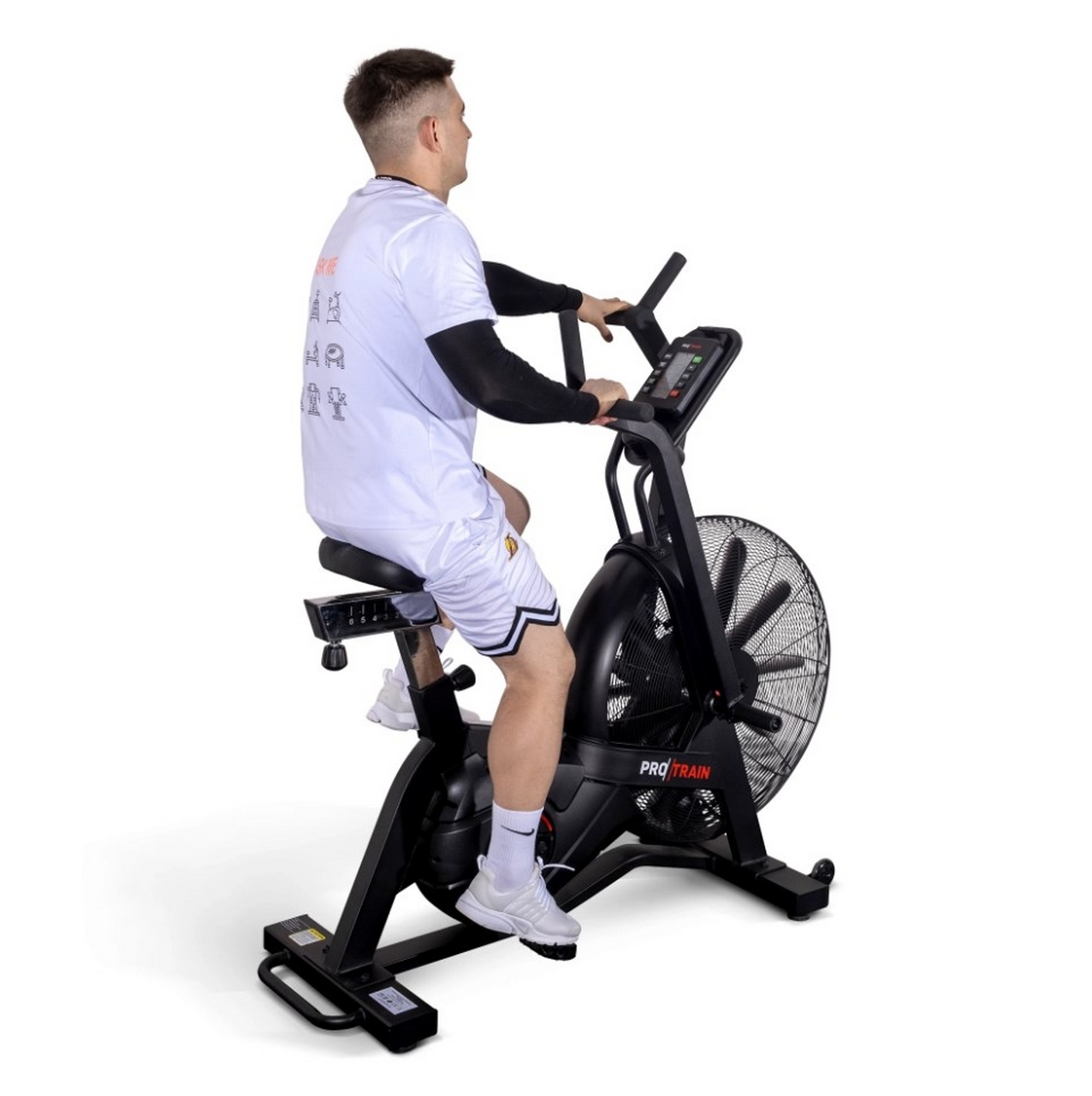 Велотренажер, air bike Protrain ProBike-005
