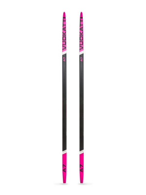Лыжи Vuokatti Step Black\Magenta