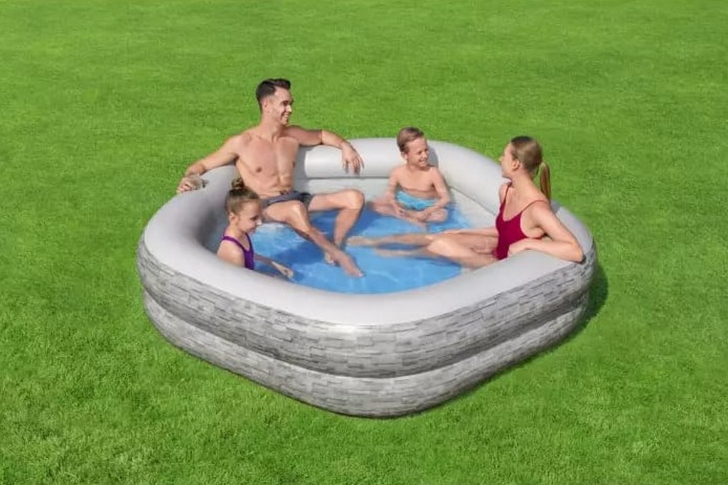 Детский надувной бассейн 213х206x53см, 575 л, от 6 лет Bestway Splash Paradise 54423