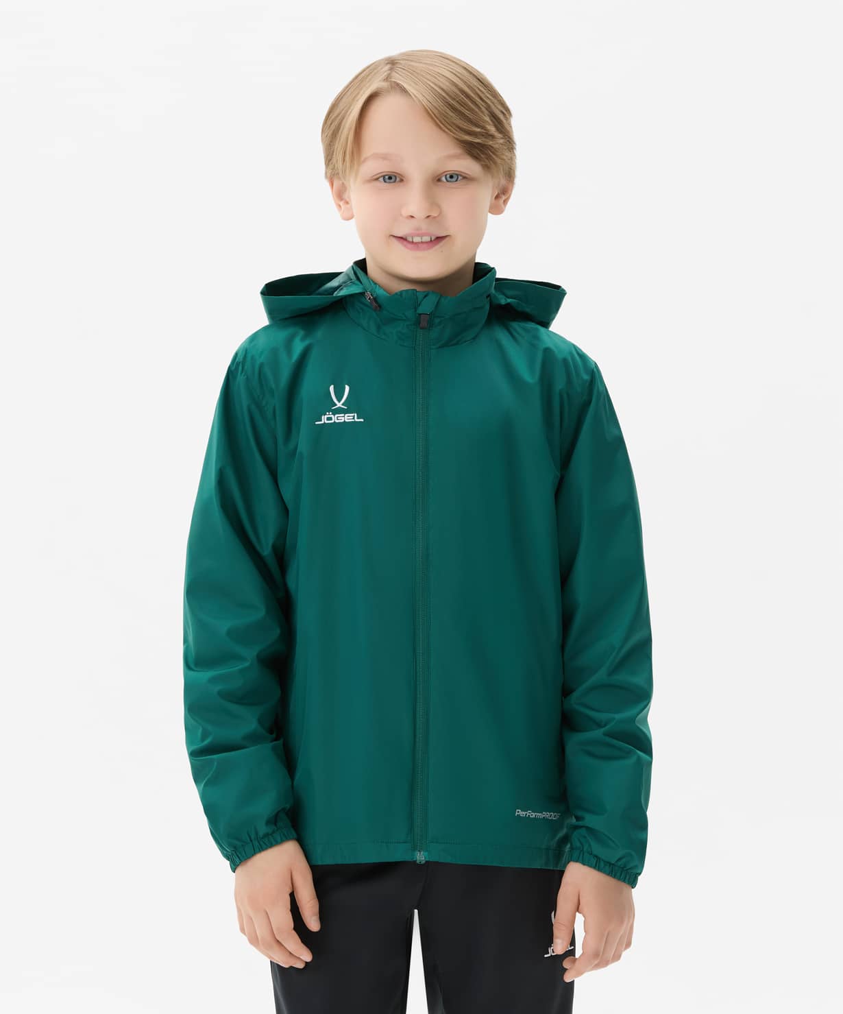 Куртка ветрозащитная Jogel DIVISION PerFormPROOF Shower Jacket, темно-зеленый