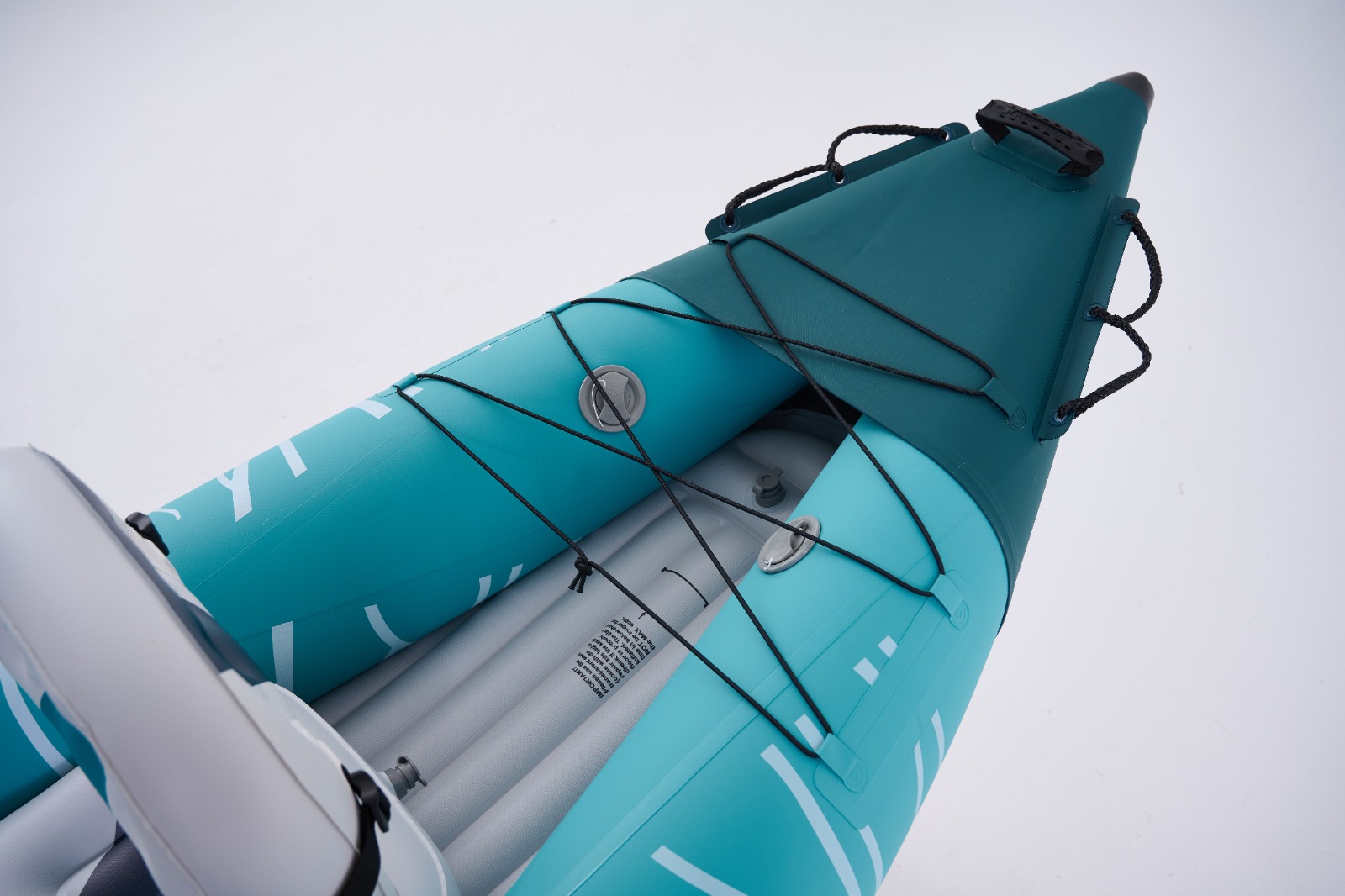 Надувная байдарка Kayak Glider-412 412x83х42см, весла, сиденья, киль, до 180кг Aqua Marina Glider-412 PA-25GD02