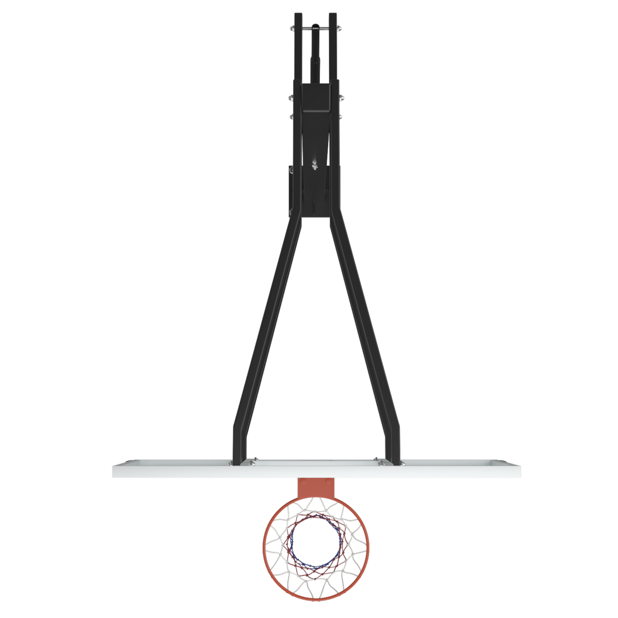 Баскетбольная стойка стационарная 72"x42" R45 H230-305см Unix Line B-Stand-PC BSTSSTPR305_72PCBK