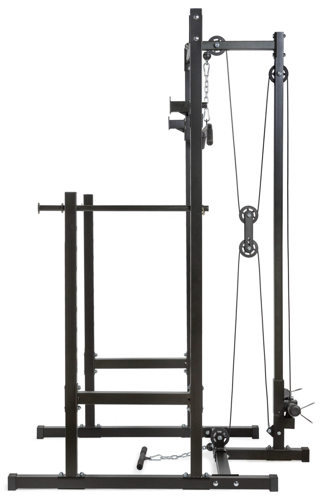 Стойка для полуприседаний с верхним и нижним блоком VictoryFit VF-B2017 | Premium Fitness