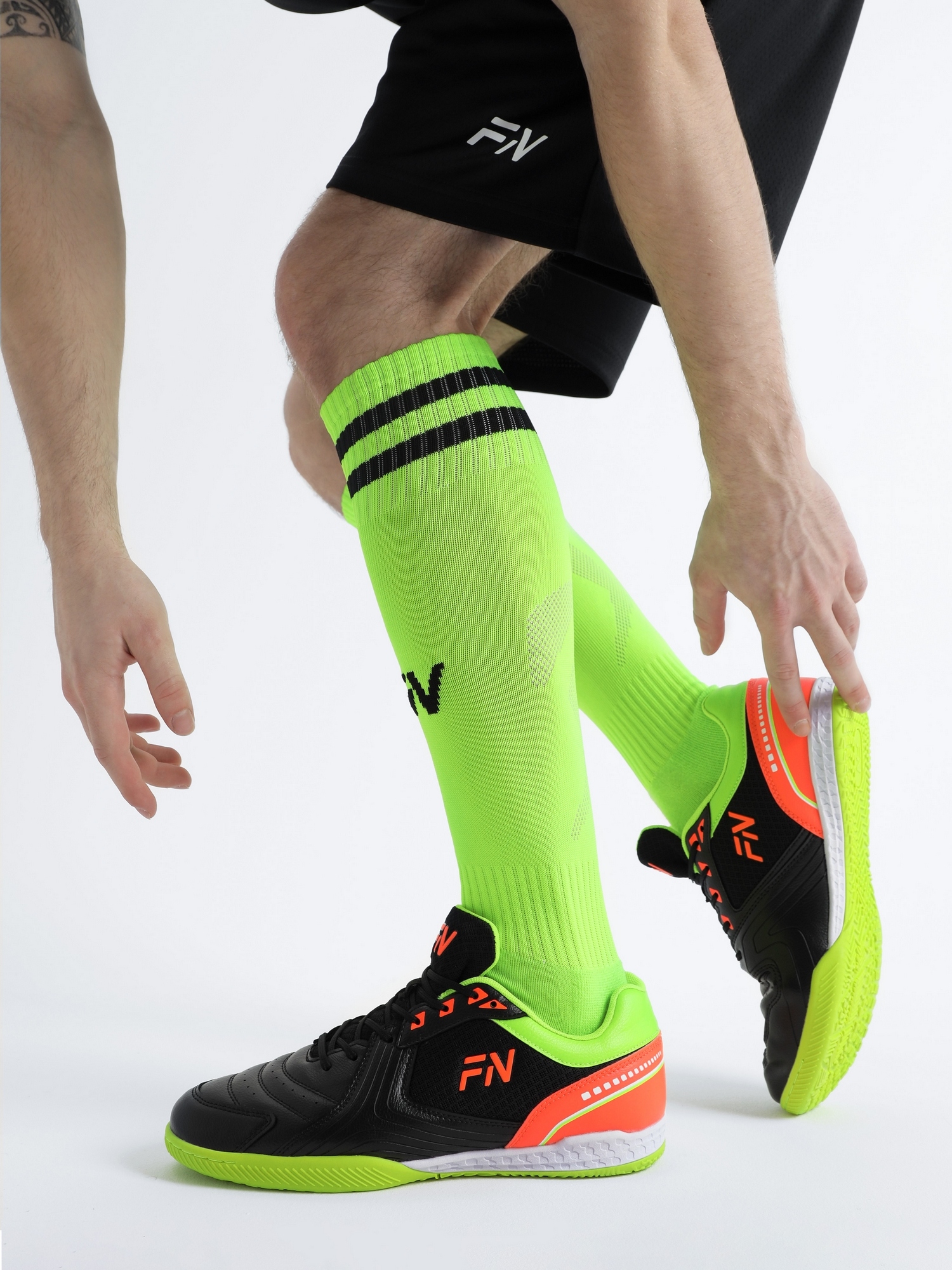 Футзалки FN Star (IN) FN5061004-009 Black\Light Green