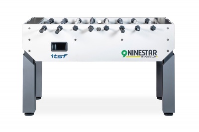 Игровой стол - футбол, 144х75,5х90 см NineStar Nine Star Iron Men ITSF Grey 51.212.05.0