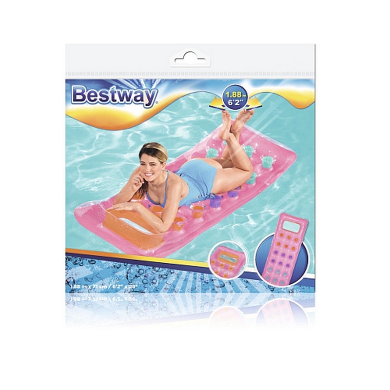 Матрас надувной с окном 188x71см Bestway 43040