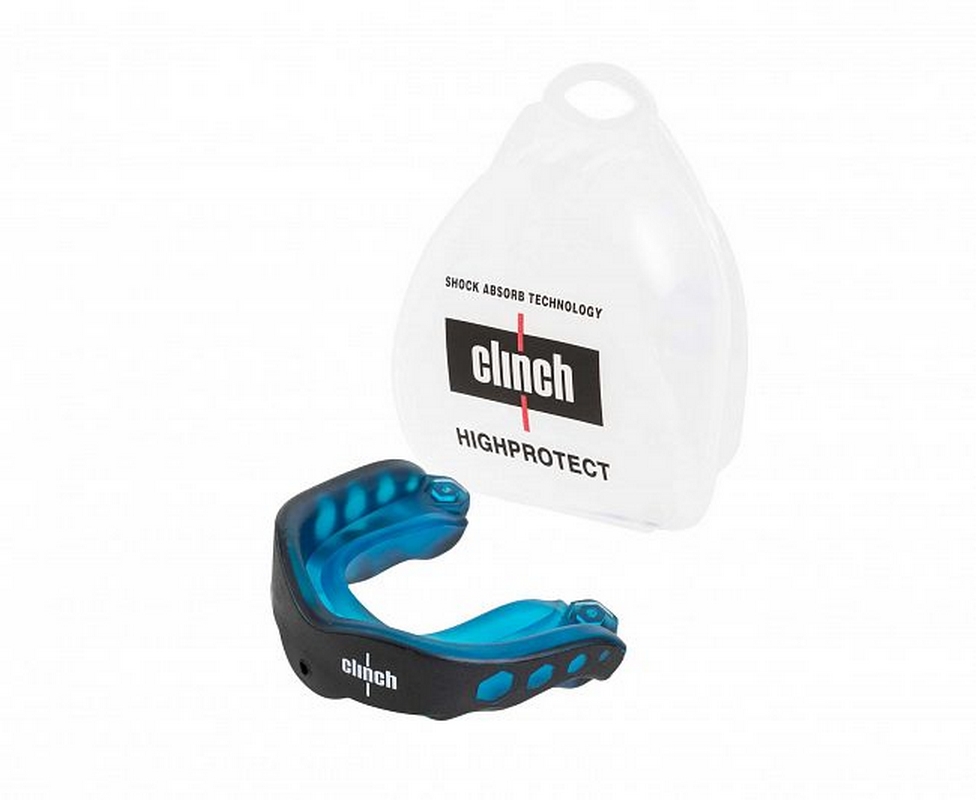Капа одночелюстная Clinch Pro Triple Layer Mouthguard C515 черно-синий