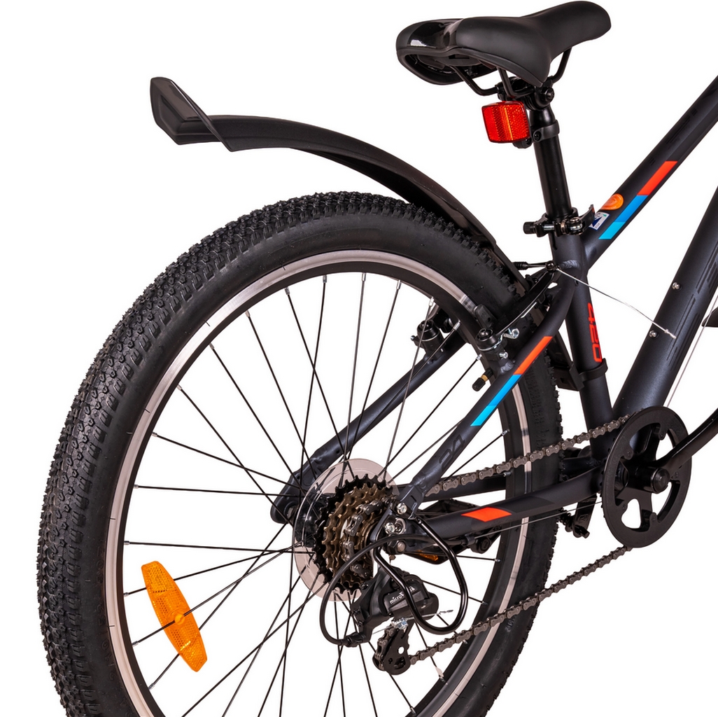Велосипед 24" Stels Turbo 420 V (рама 12) (ALU рама) (6-ск.) 2026 X0000001861 Антрацитовый