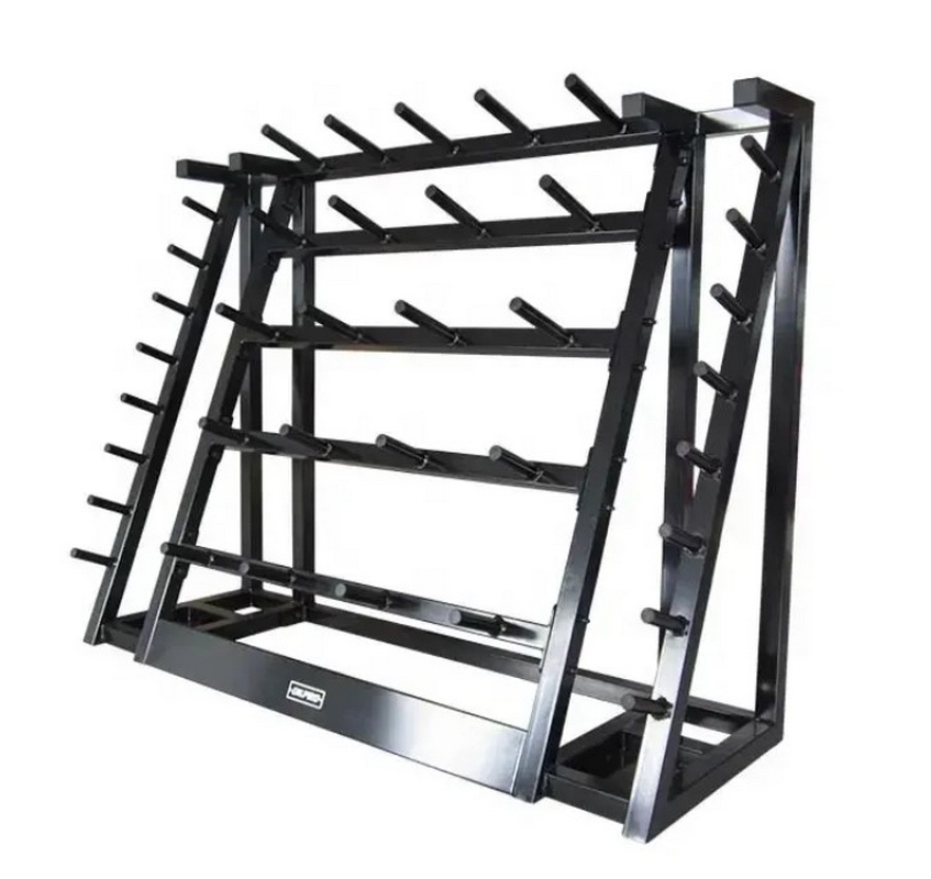 Стойка для памп-штанг на 20 наборов OKPRO OK0019 | Premium Fitness