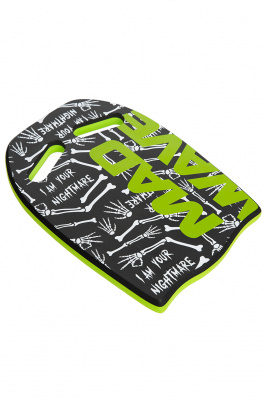 Доска для плавания Mad Wave Kickboard Ergo Printed M0729 03 0 10W зеленый