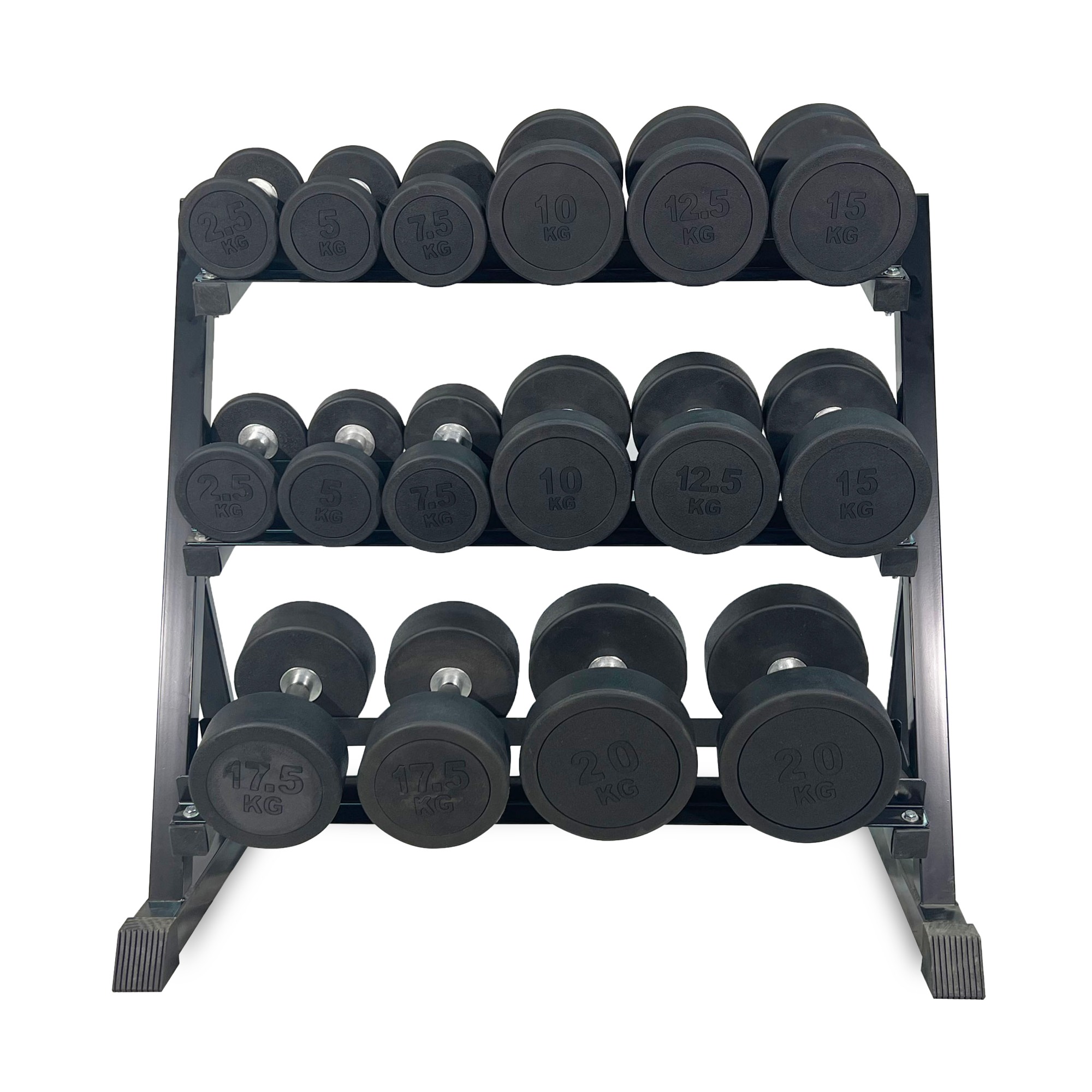 Стойка для гексагональных гантелей UnixFit DumRack Hexagon PRO (300 кг) DBRKHEXPBK300