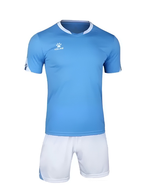 Футбольная форма Kelme Short Sleeve Football Uniform 3801099-476 Light Blue\White