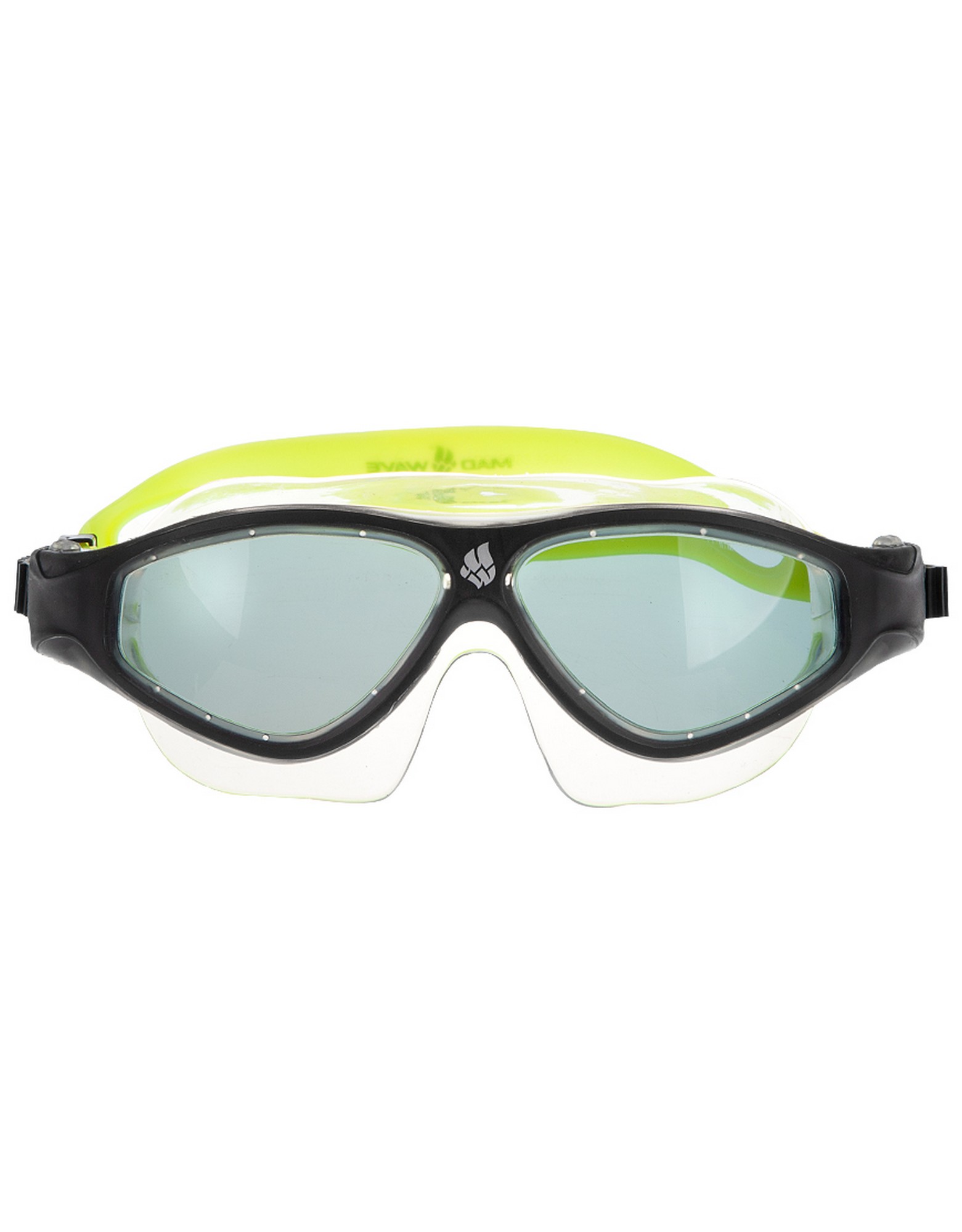 Маска для плавания Mad Wave Flame Mask M0461 02 0 10W зеленый