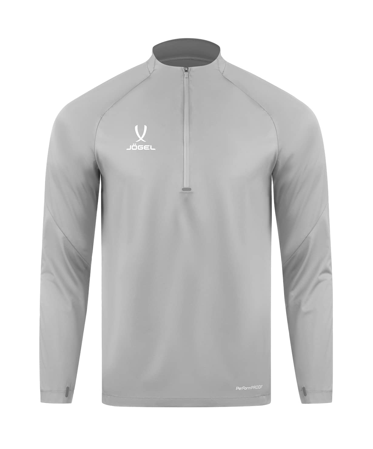 Джемпер ветрозащитный Jogel PREMIER PerFormPROOF 1/4 Zip Wind Top, серый