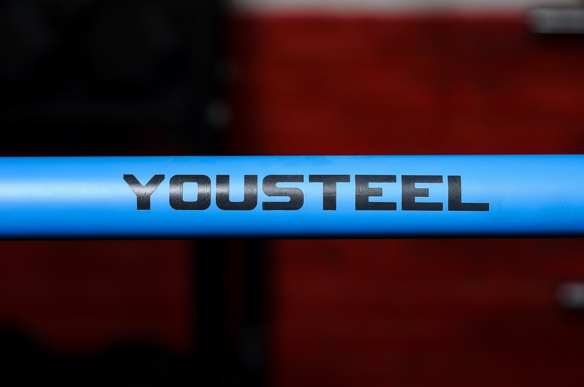 Гриф L2200мм D50мм YouSteel Training Bar XF-20, 20 кг синий + хром