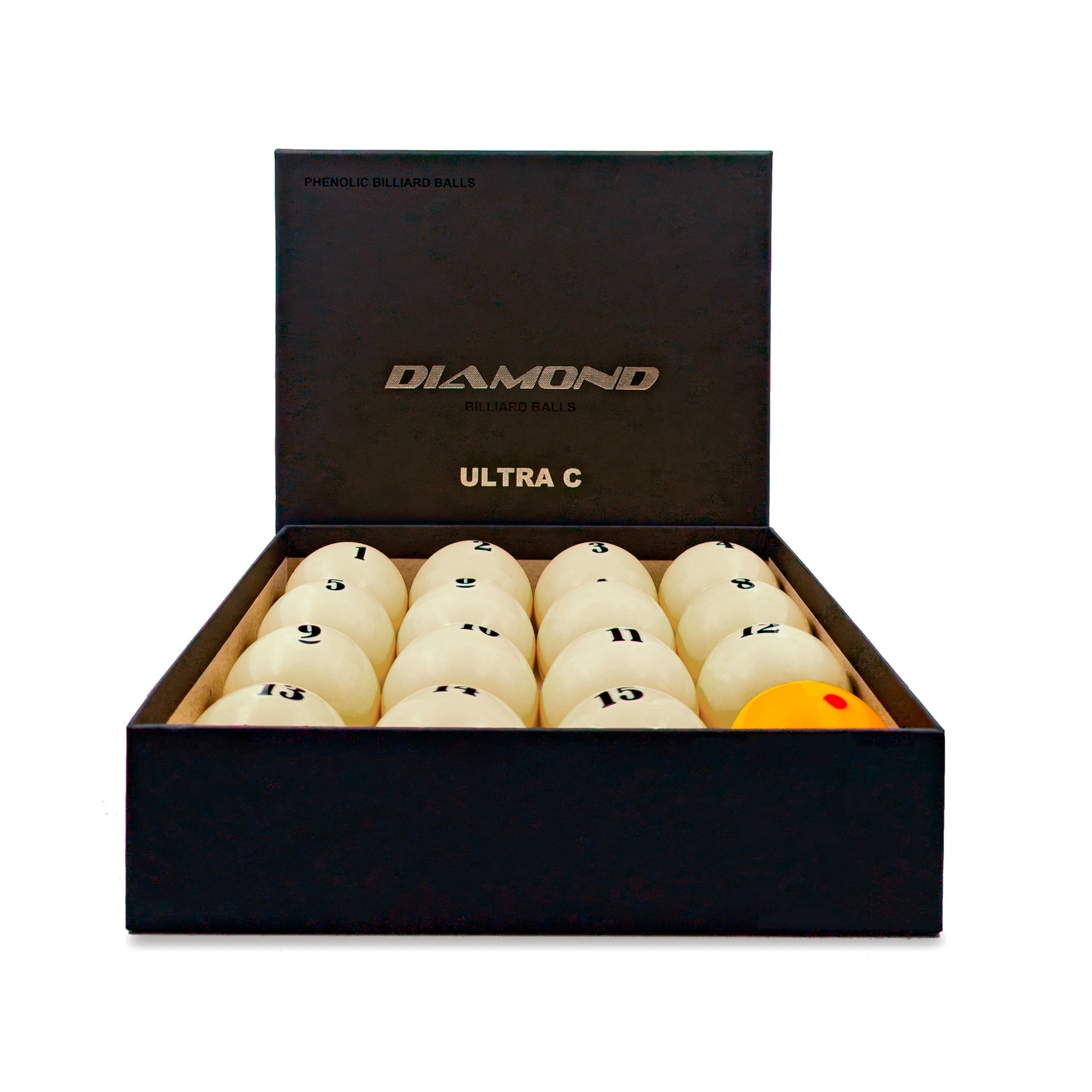 Комплект шаров d68 мм Weekend Diamond Ultra C 70.125.68.0 желтый биток