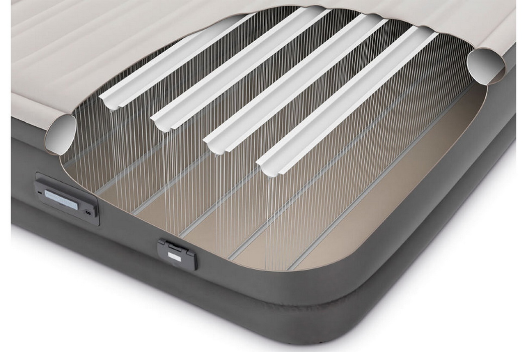 Надувная кровать Dream Support Airbed 152х203х46см, встроенный насос 220V Intex 64770