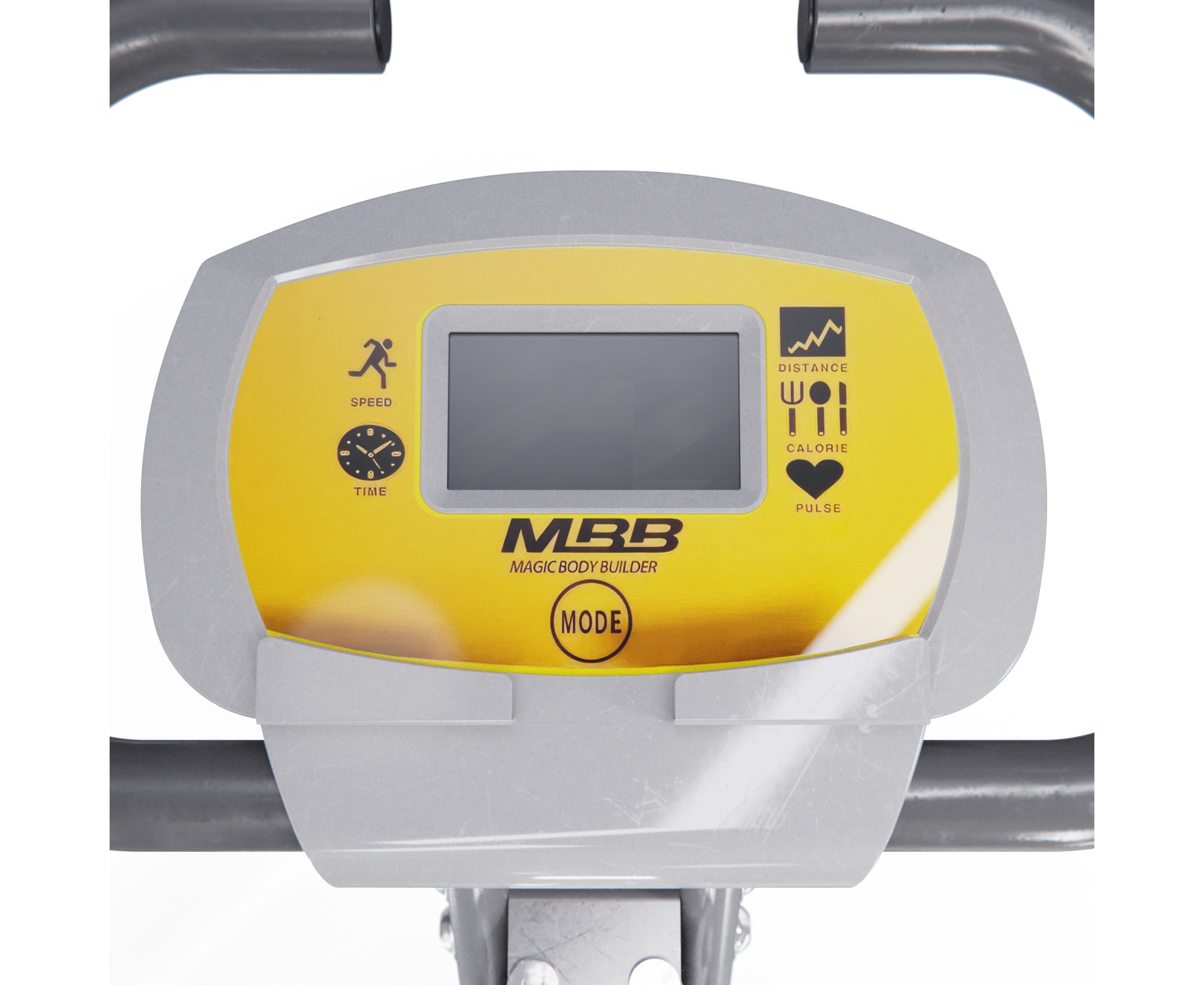 Велотренажер X-Bike DFC MBB с эспандерами LS-623-S серо-желтый